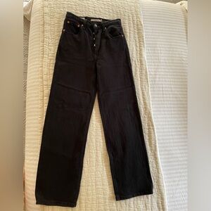 Levi’s Ribcage Black Jeans size 24